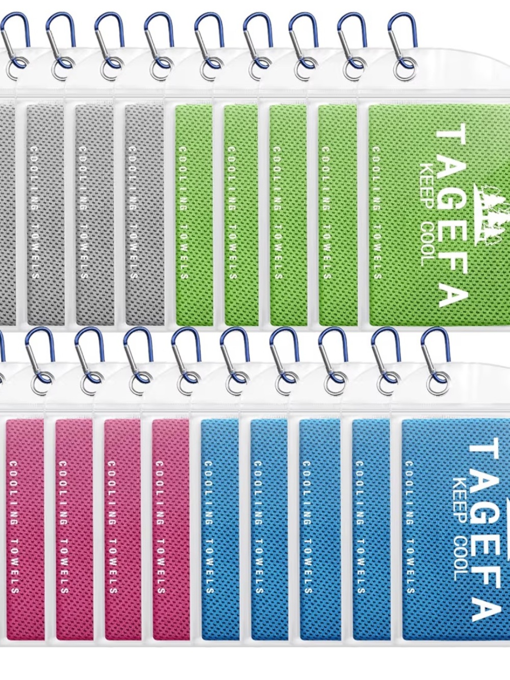 Cooling towel w/ travel pouch
